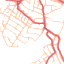 Daytime road noise heatmap for SE18 2HZ