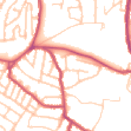 Daytime road noise heatmap for SE18 2NP