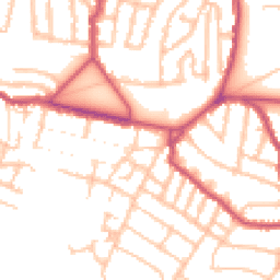 Daytime road noise heatmap for SE18 2QG