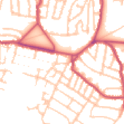 Daytime road noise heatmap for SE18 2QQ