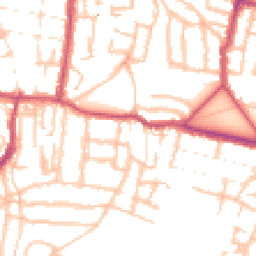 Daytime road noise heatmap for SE18 3AH