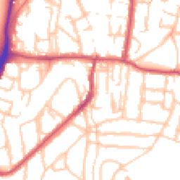 Daytime road noise heatmap for SE18 3BG