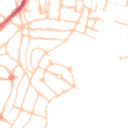 Daytime road noise heatmap for SE18 3EA