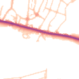 Daytime road noise heatmap for SE18 3JB