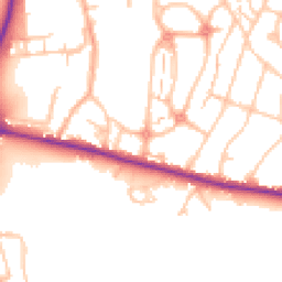 Daytime road noise heatmap for SE18 3JX