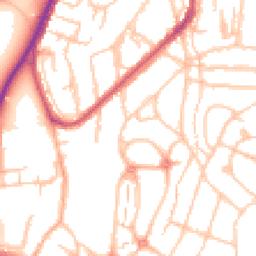 Daytime road noise heatmap for SE18 3LJ