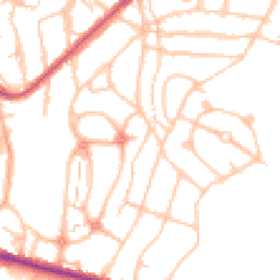 Daytime road noise heatmap for SE18 3NB