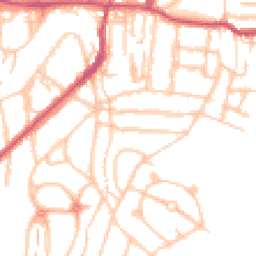 Daytime road noise heatmap for SE18 3NY