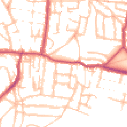 Daytime road noise heatmap for SE18 3RE