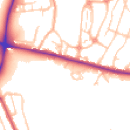 Daytime road noise heatmap for SE18 3RR