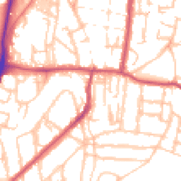 Daytime road noise heatmap for SE18 3TB