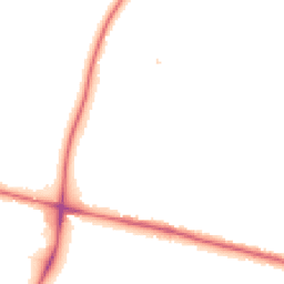 Night-time road noise heatmap for SE18 4JS