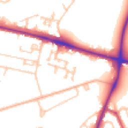 Daytime road noise heatmap for SE18 4ND