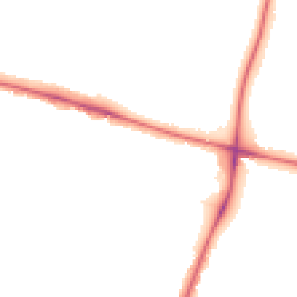 Night-time road noise heatmap for SE18 4PT