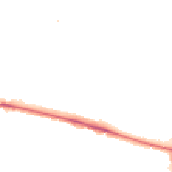 Night-time road noise heatmap for SE18 4PU