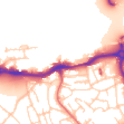 Daytime road noise heatmap for SE18 5AB