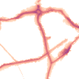 Night-time road noise heatmap for SE18 5BD