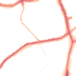 Night-time road noise heatmap for SE18 5EF