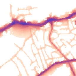 Daytime road noise heatmap for SE18 5HH