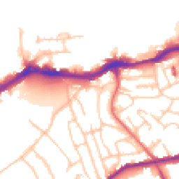 Daytime road noise heatmap for SE18 5HR