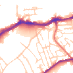 Daytime road noise heatmap for SE18 5HT