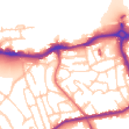 Daytime road noise heatmap for SE18 5JX