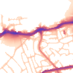 Daytime road noise heatmap for SE18 5LH