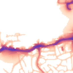 Daytime road noise heatmap for SE18 5PN
