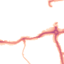 Night-time road noise heatmap for SE18 5QJ