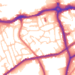 Daytime road noise heatmap for SE18 5SA