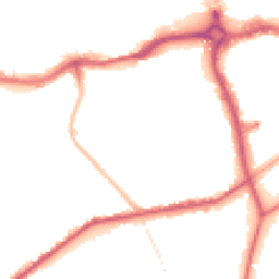 Night-time road noise heatmap for SE18 5SA