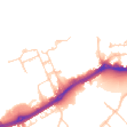 Daytime road noise heatmap for SE18 5TS