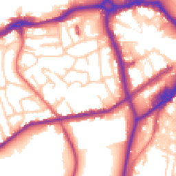 Daytime road noise heatmap for SE18 5TX