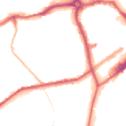 Night-time road noise heatmap for SE18 5TX
