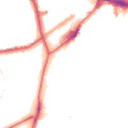 Night-time road noise heatmap for SE18 6AF