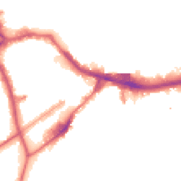 Night-time road noise heatmap for SE18 6BA
