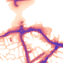 Daytime road noise heatmap for SE18 6DT