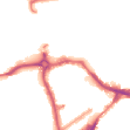 Night-time road noise heatmap for SE18 6DT