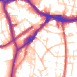 Daytime road noise heatmap for SE18 6EG
