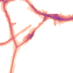 Night-time road noise heatmap for SE18 6EG