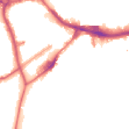 Night-time road noise heatmap for SE18 6EH
