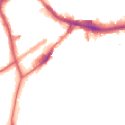 Night-time road noise heatmap for SE18 6EQ