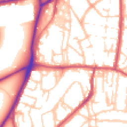 Daytime road noise heatmap for SE18 6FG