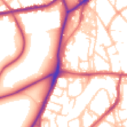 Daytime road noise heatmap for SE18 6FX