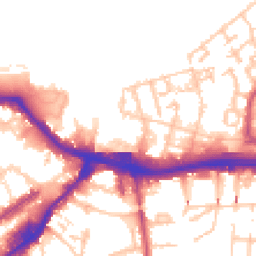 Daytime road noise heatmap for SE18 6GX