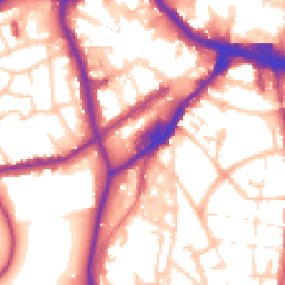 Daytime road noise heatmap for SE18 6JS