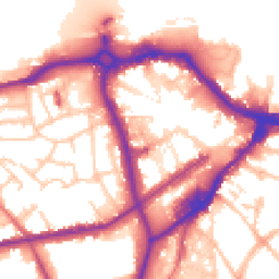 Daytime road noise heatmap for SE18 6JT
