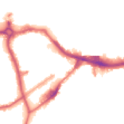 Night-time road noise heatmap for SE18 6LF