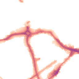 Night-time road noise heatmap for SE18 6NE
