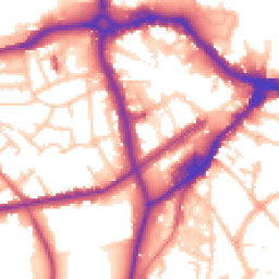 Daytime road noise heatmap for SE18 6QA